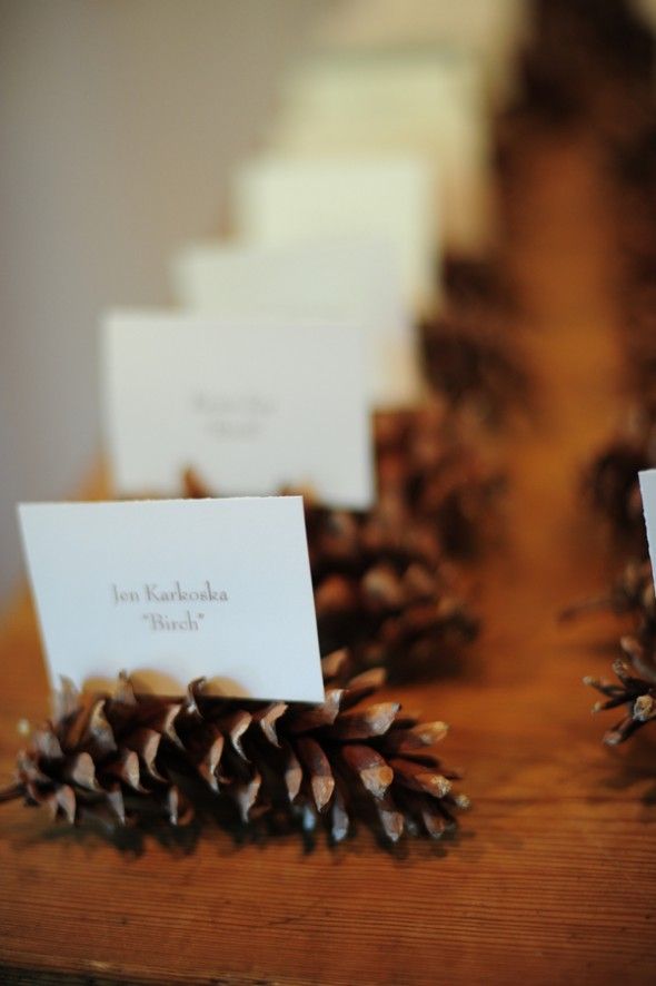 pinecone name cards