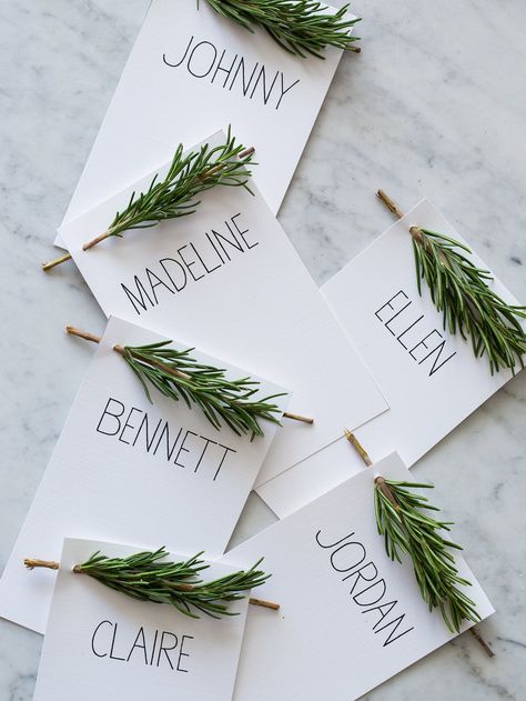 rosemary name cards