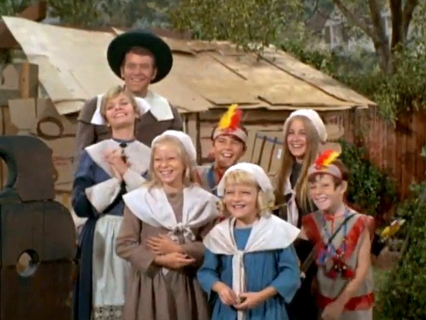 Brady Bunch pilgrims - Thanksgiving