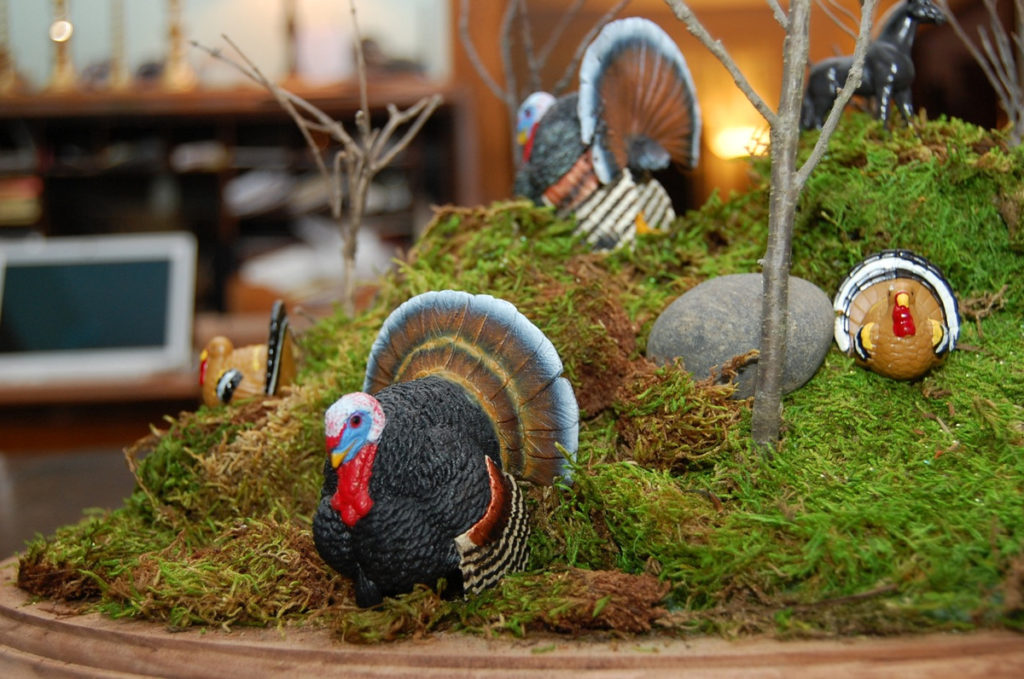 Detailed, crafty Thanksgiving centerpiece