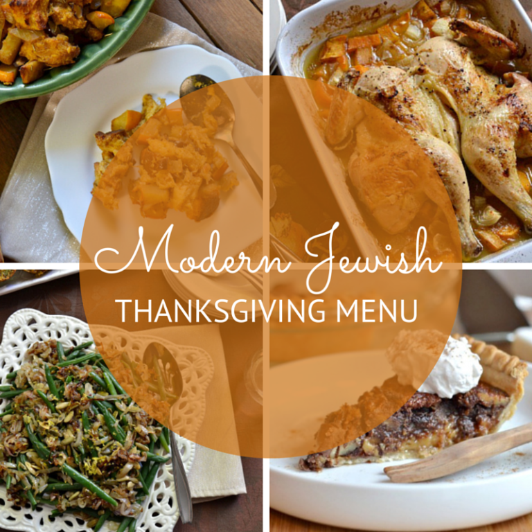 Modern Jewish Thanksgiving Menu | MakeItGrateful.com