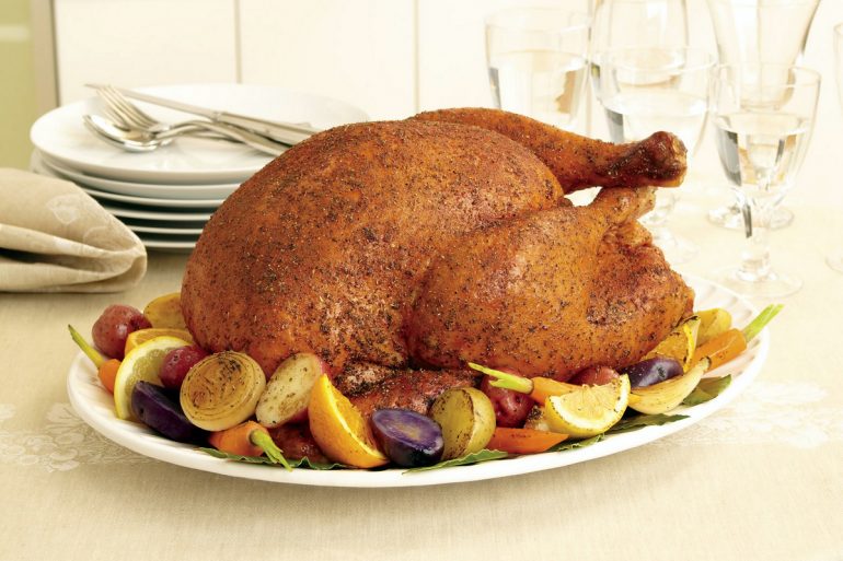 Savory Herb Rub Roasted Turkey
