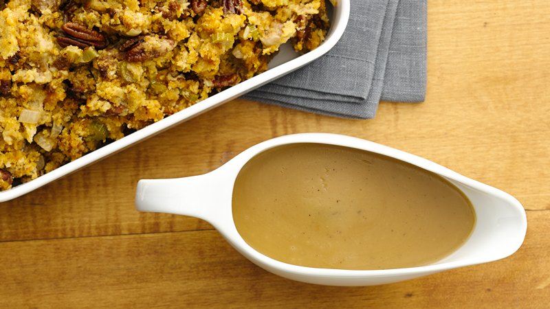 The easies gravy recipe for Thanksgiving.