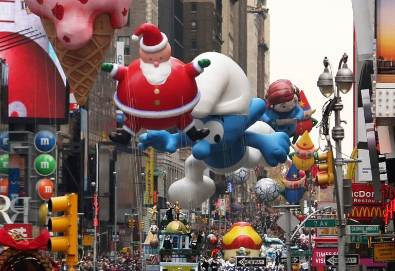 10 Pictures of balloons from the Macy's Thanksgiving Day Parade