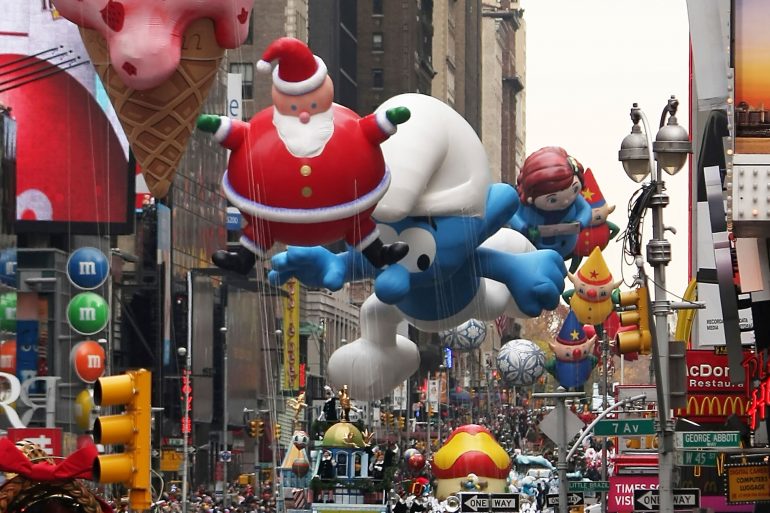 10 Pictures of balloons from the Macy's Thanksgiving Day Parade