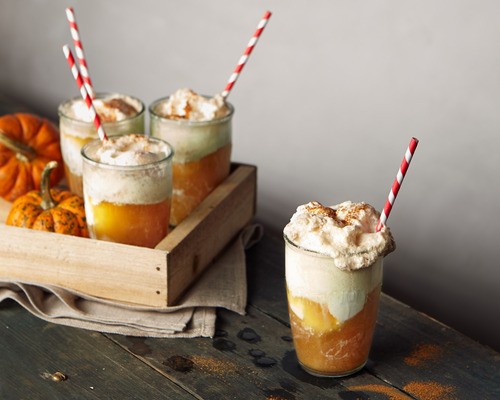 pumpkin beer and ice cream, it's that easy