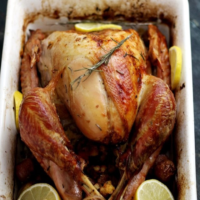 rosemary and lemon are perfect on your thanksgiving turkey