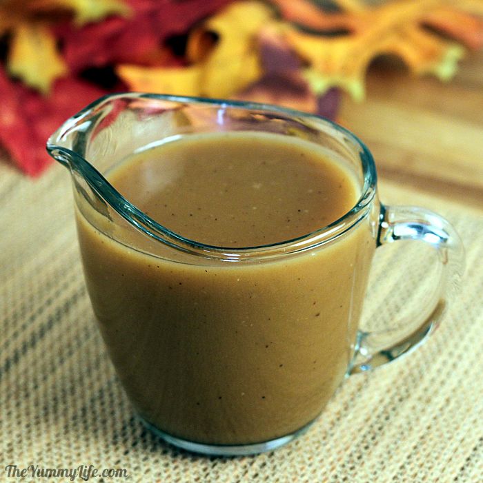 Be healthier with this skinny gravy with no butter!