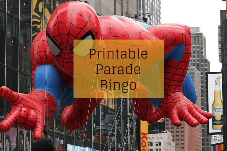 Printable Parade Bingo from MakeItGrateful.com