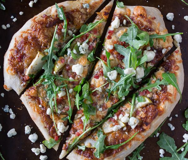 Apple Butter Blue Cheese Pancetta Pizza-pic