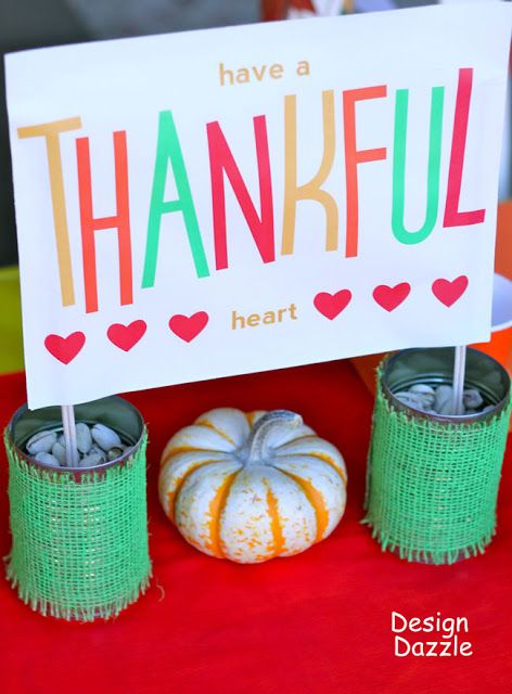 Thankful heart craft