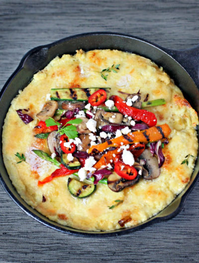 grits with roasted veggies
