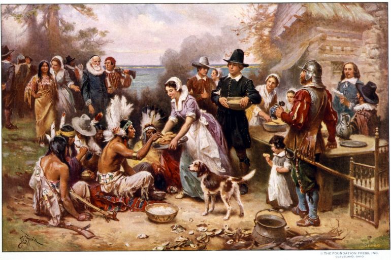 The first Thanksgiving 1621 - J.L.G. Ferris LOC