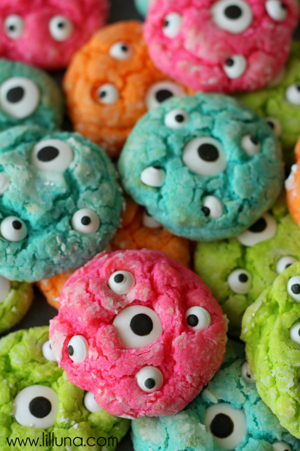7 Gooey Monster Cookies for Halloween