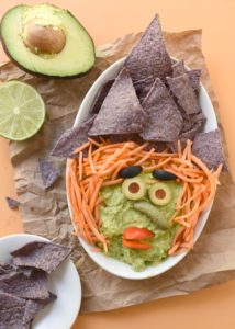 Witchy Guacamole Dip for Halloween