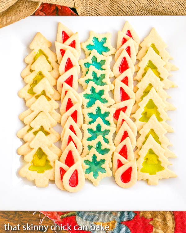 12 Christmas Cookies that Aren't Boring - Stained Glass Cookies
