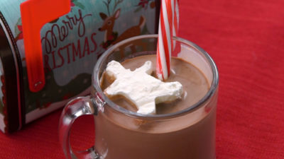 Holiday Cocoa with Peppermint Creme