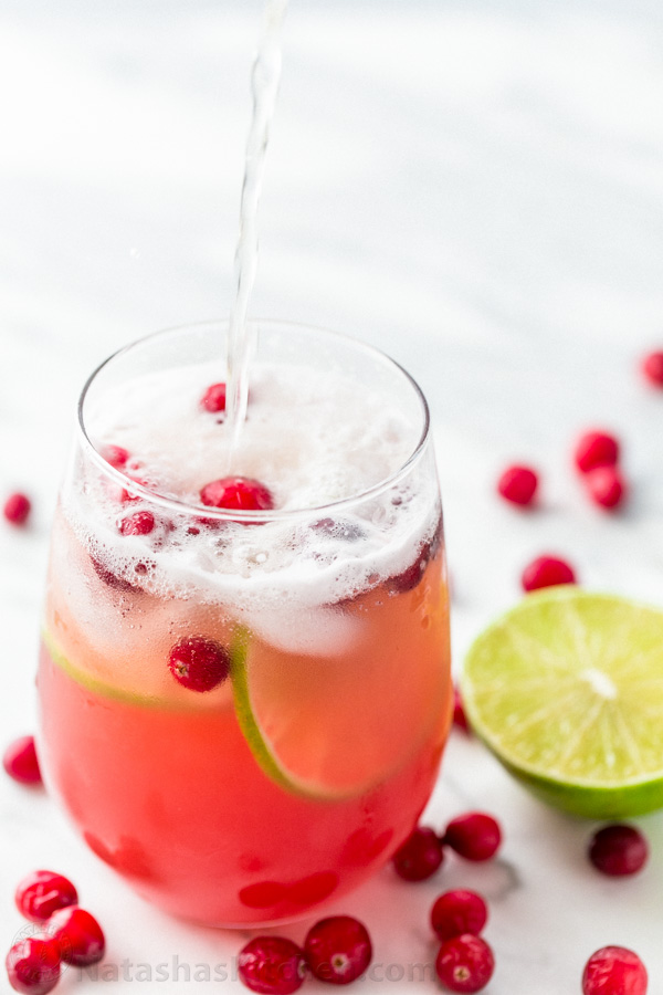 Sparkling Cranberry Pineapple Punch by Natasha's Kitchen