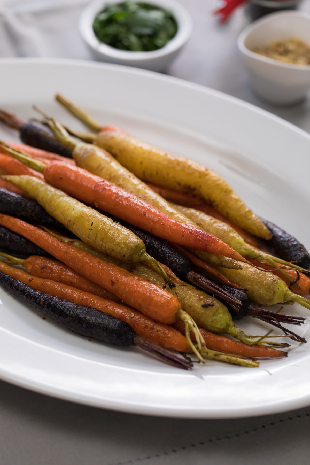 Roasted carrots with Indian spices recipe