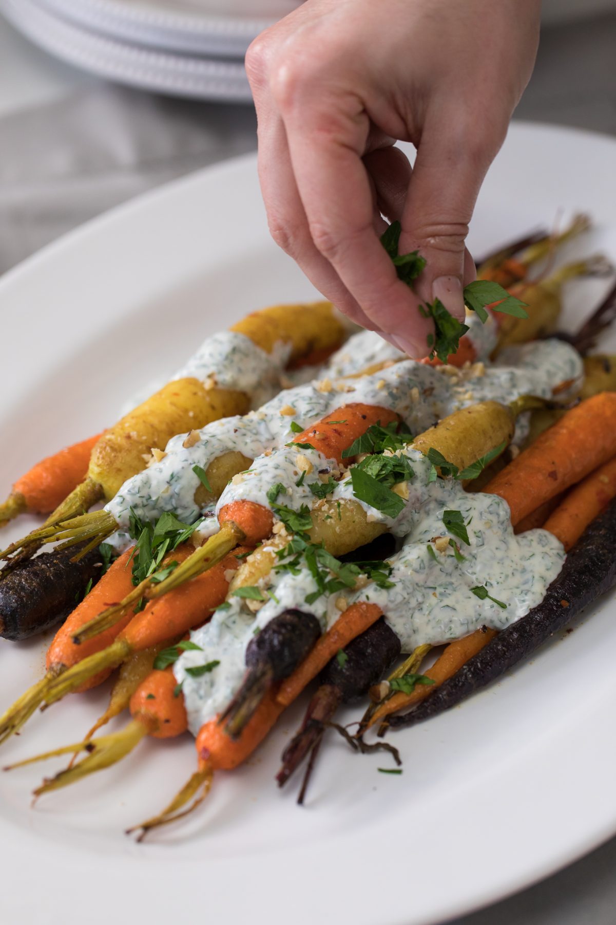 Roasted carrots with Indian spices recipe