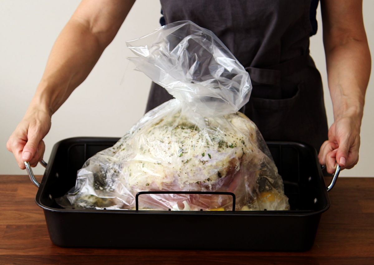 How to cook a turkey in a oven roasting bag Rosemary Turkey Breast Roasted In An Oven Bag