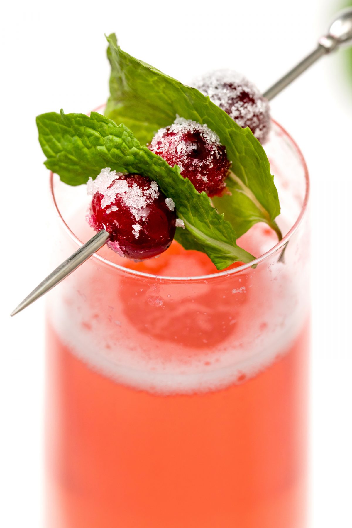 Cranberry Cava cocktail