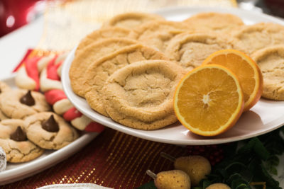 Orange cinnamon maple doodle cookies