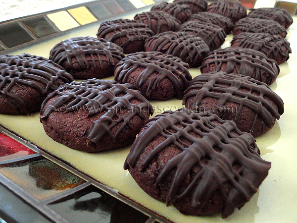 Chocolate mint cookies