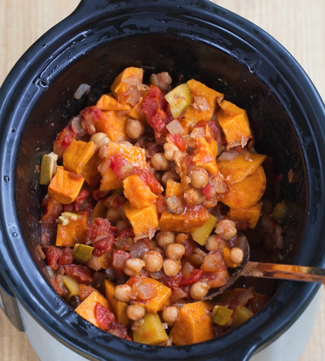 Crock pot sweet potato chili
