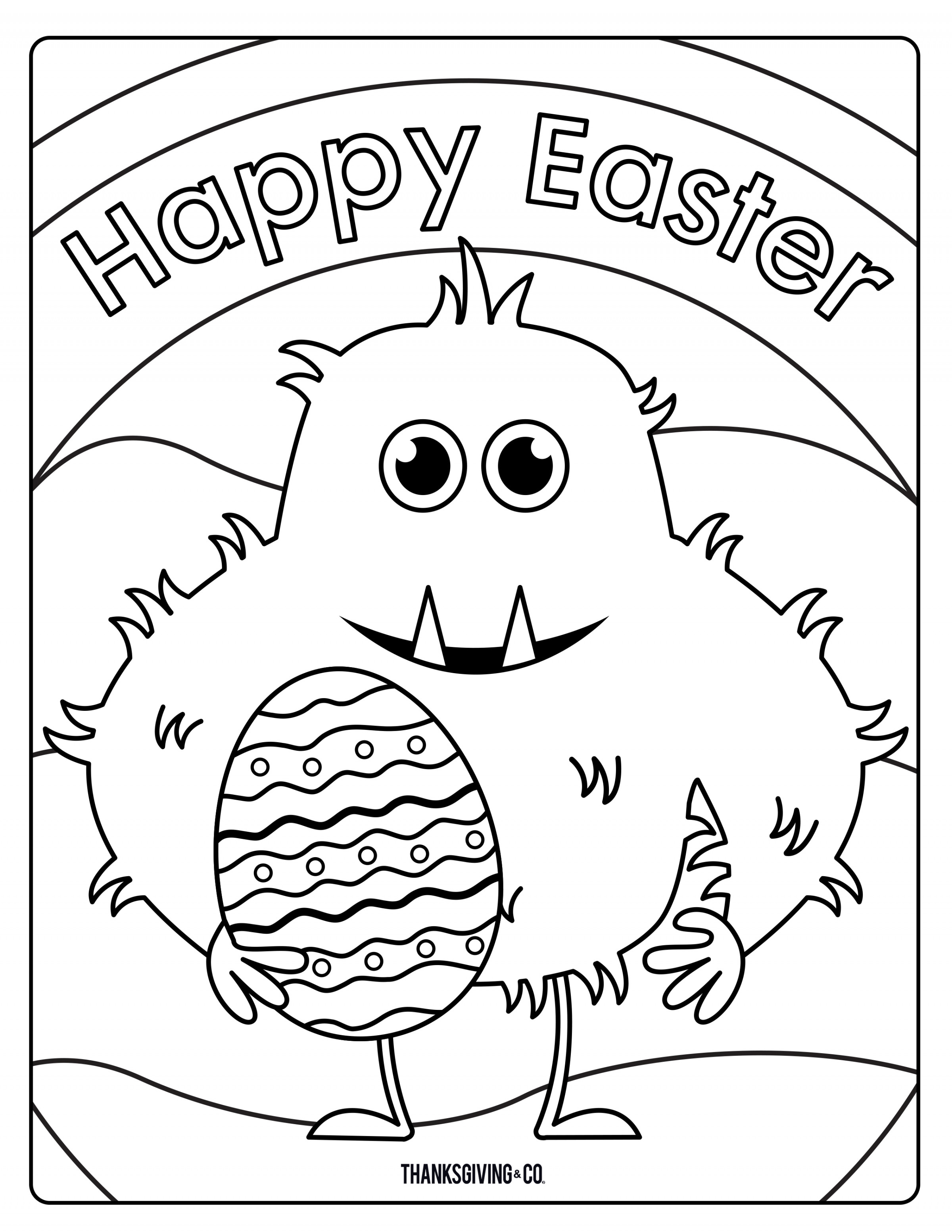 Download Sweet and sunny spring & Easter coloring pages