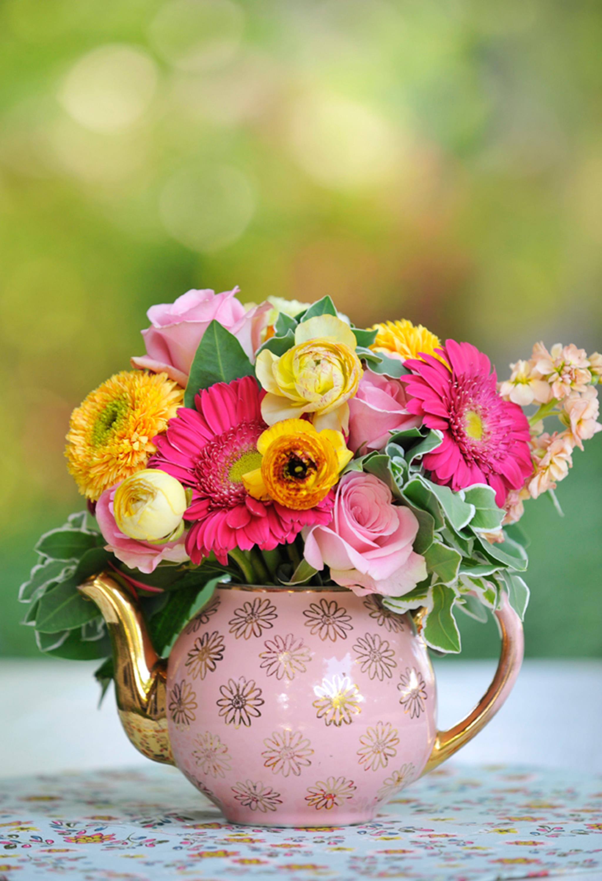 Mother's Day centerpieces