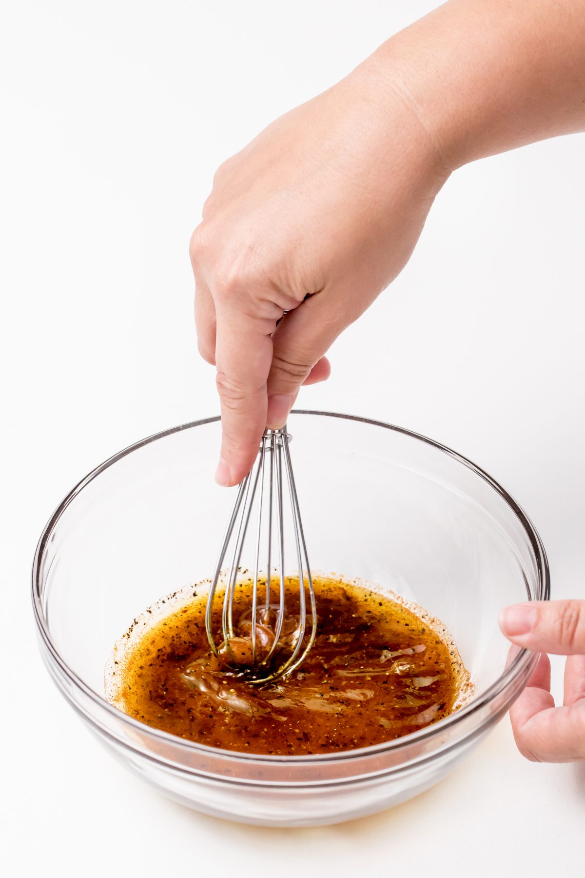 Whisk together ingredients for honey paprika dressing