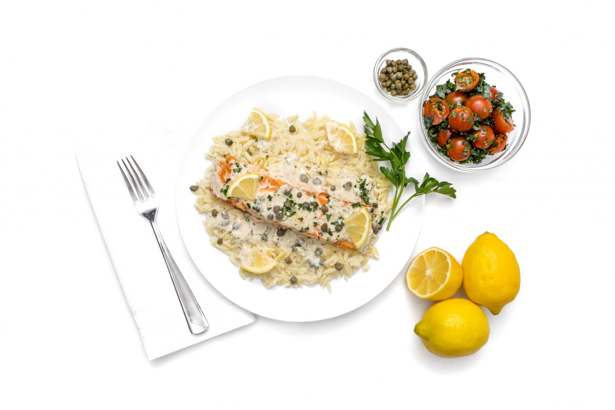 Who wouldn't want this Creamy salmon piccata for dinner?