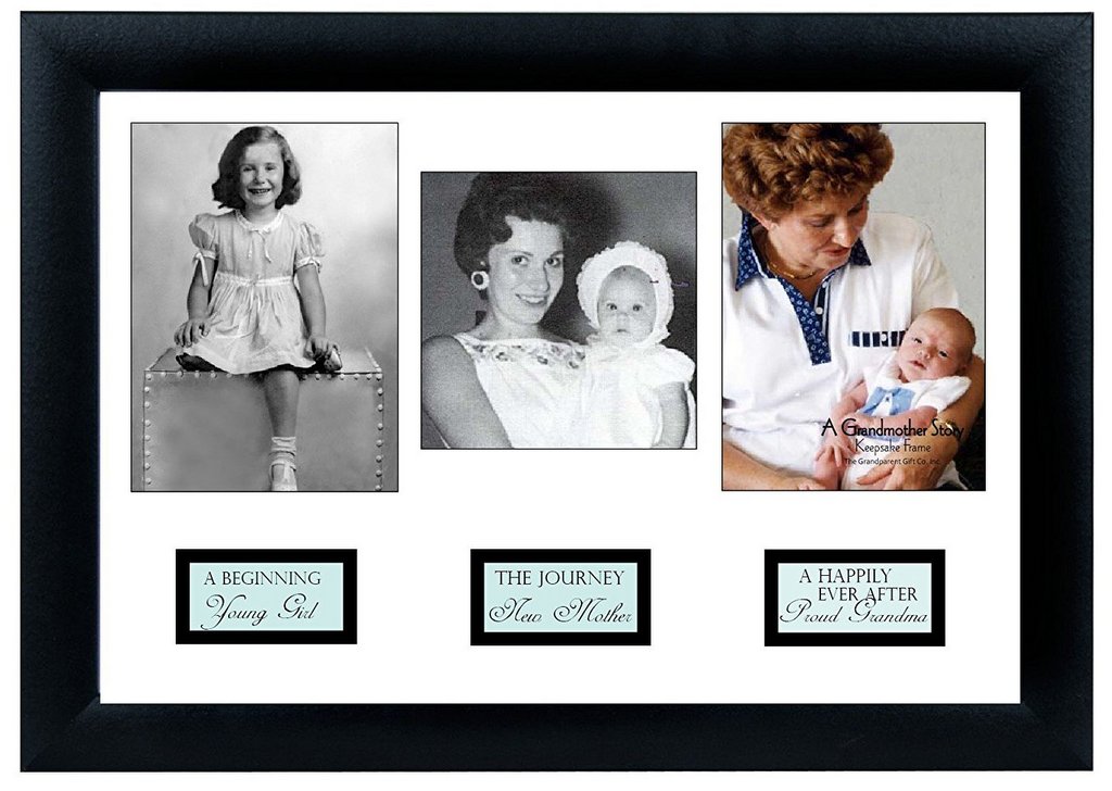 picture frame holds three special photos