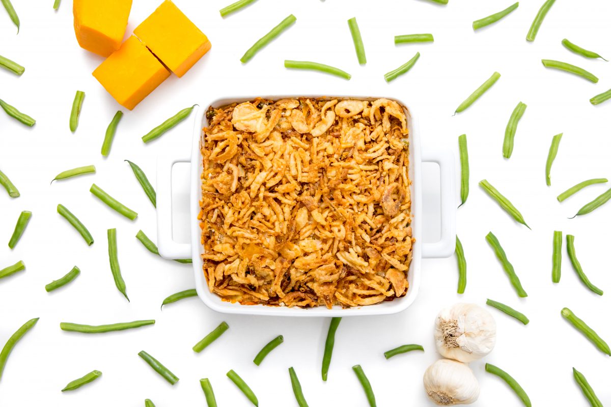 Your guests will all want this recipe for cheesy Instant Pot green bean casserole