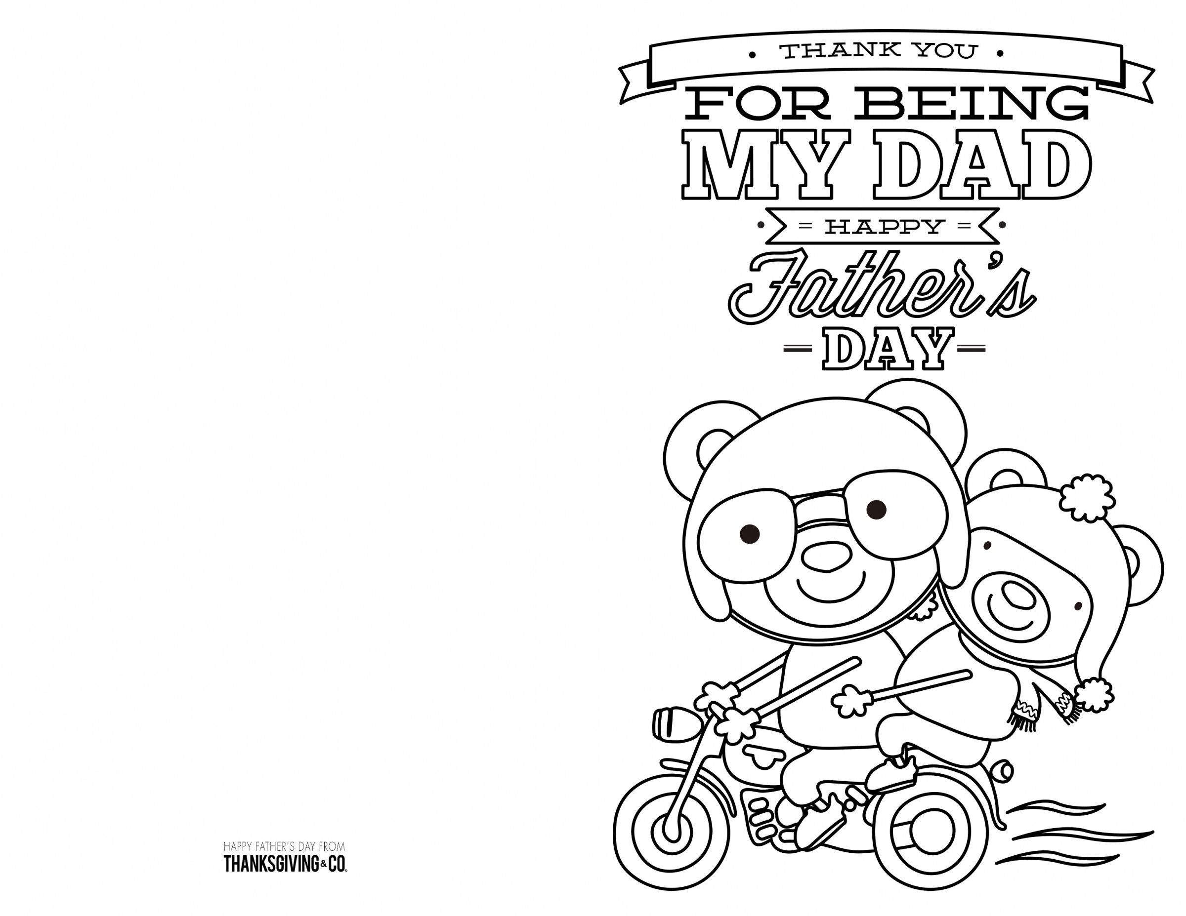 4 Free Printable Father s Day Cards To Color