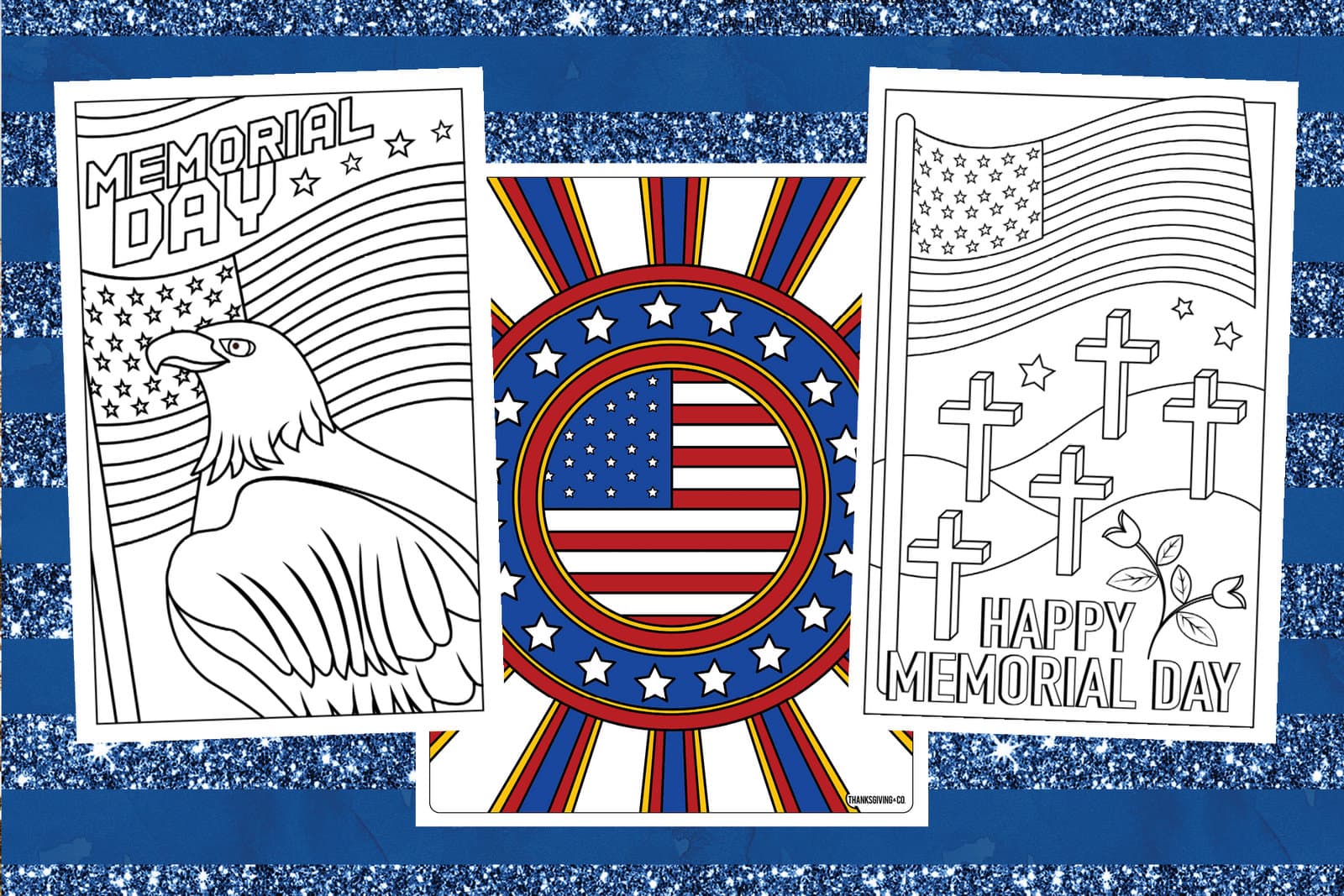 Free Memorial Day Coloring Pages Cards You Can Print At Home