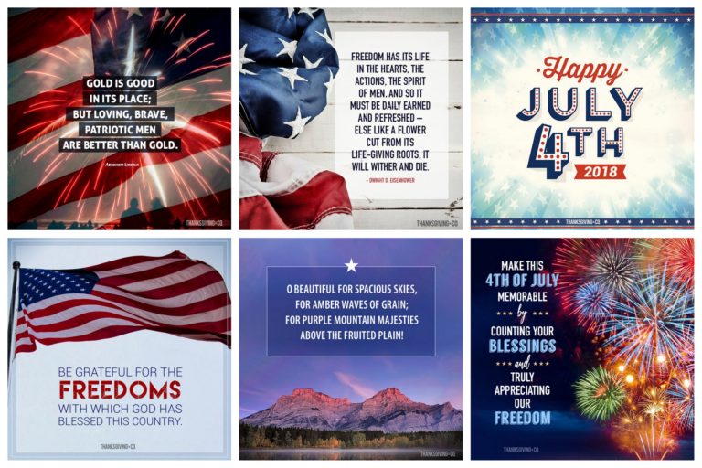 18 patriotic 4th of July blessings - greetings