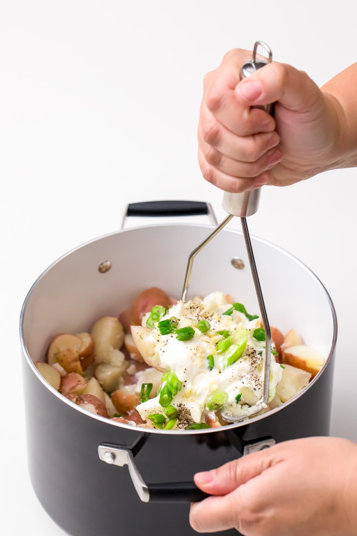 mash potatoes with seasonings