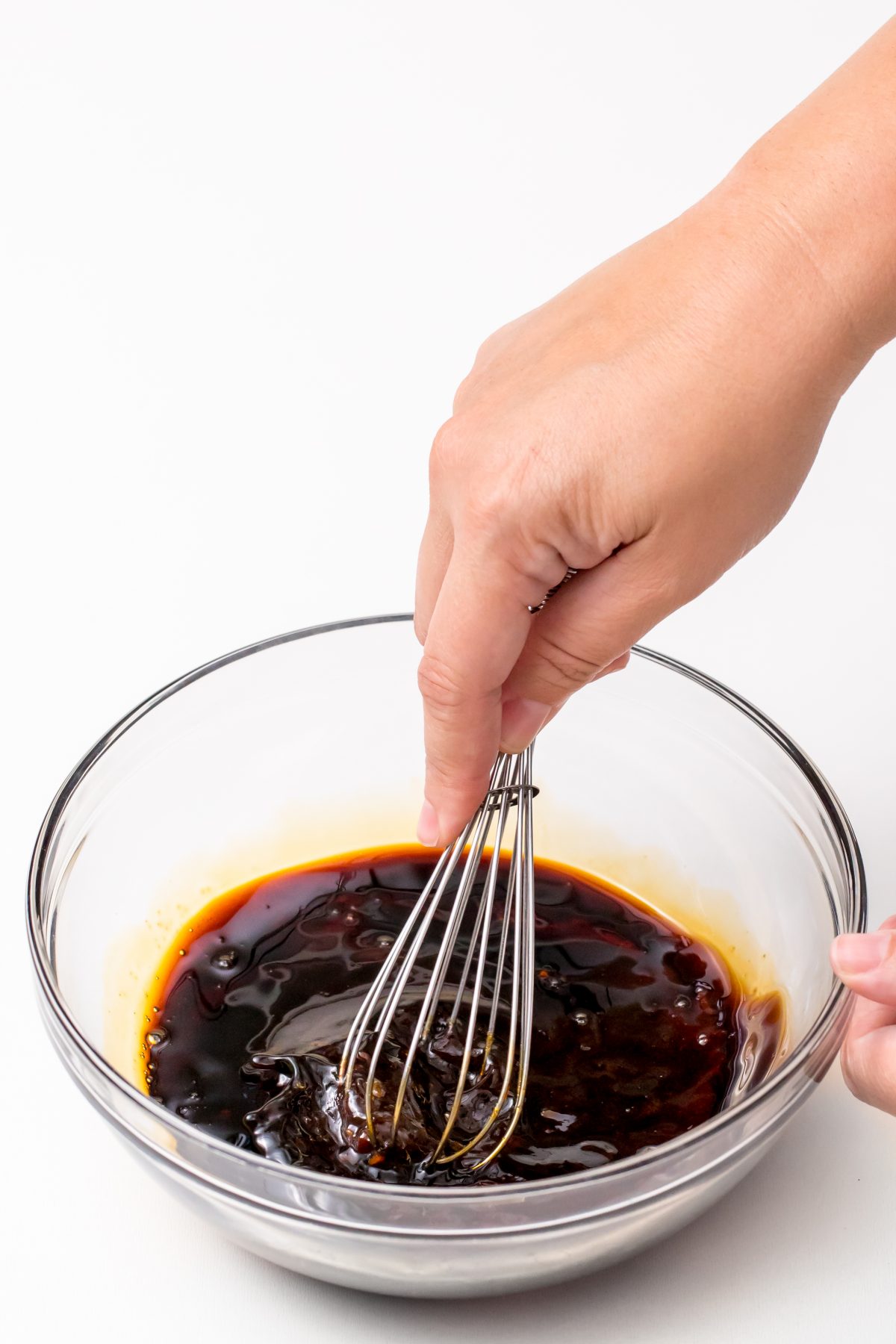 Whisk together sauce mixture