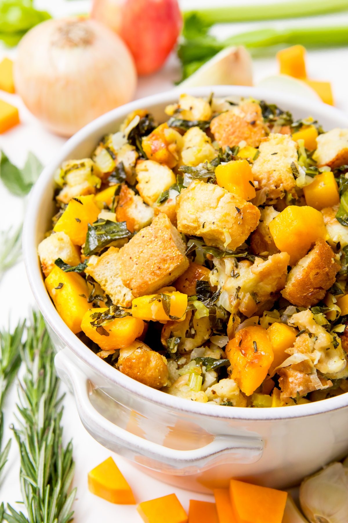 Delectable savory stuffing