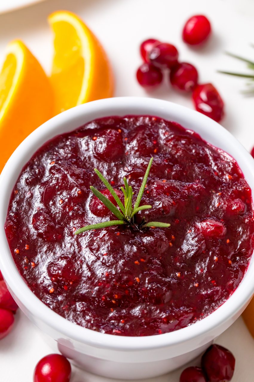 Sweet and simple cranberry sauce to make your holiday dinner complete