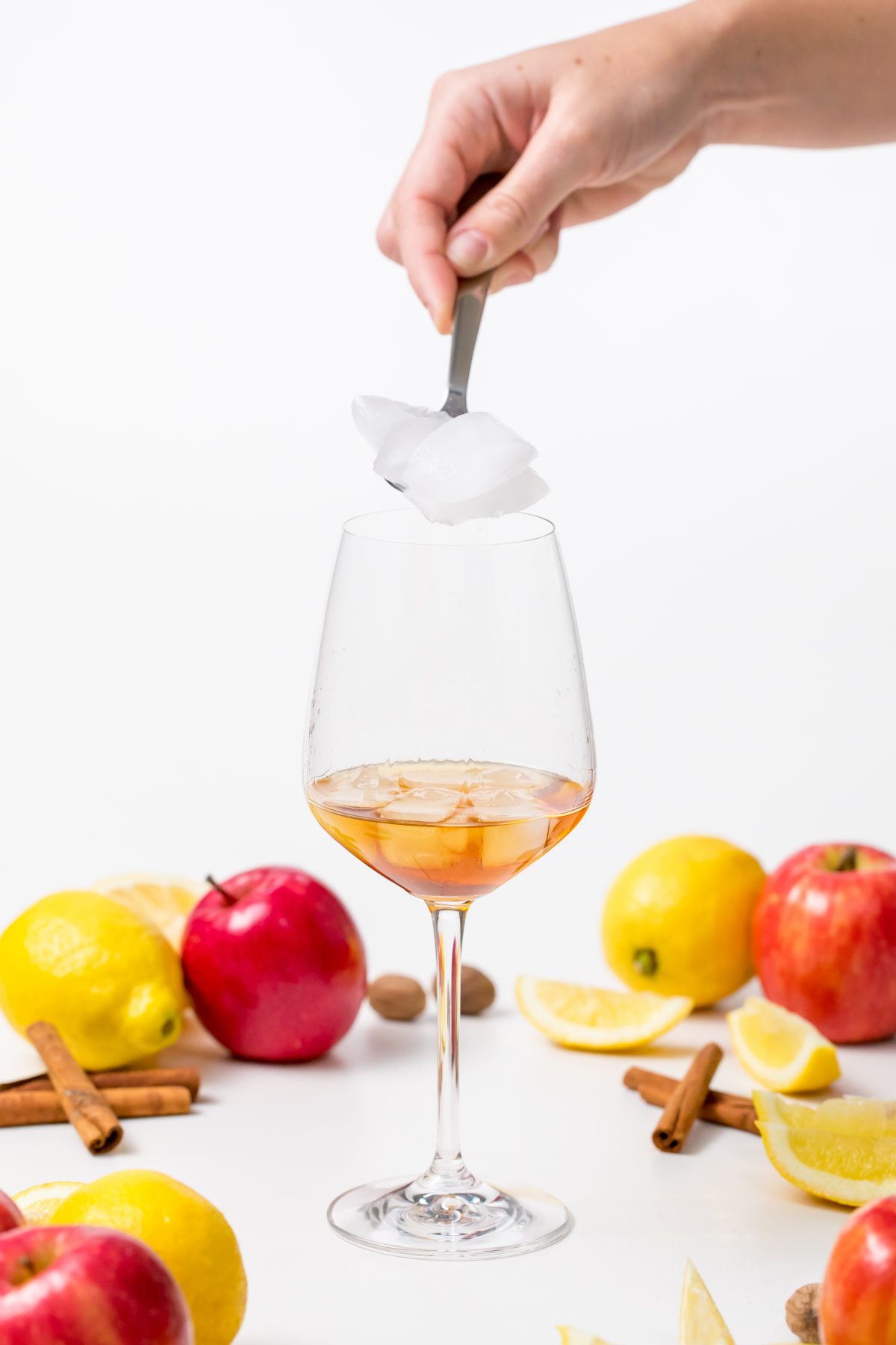 5D4B6975 - Apple Amaretto Sour - Add remaining ingredients
