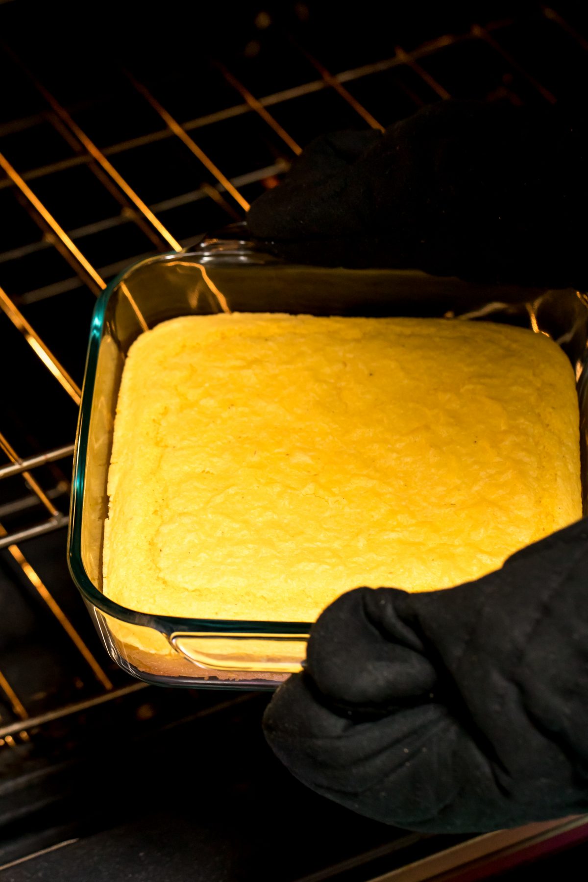 Bake the cornbread