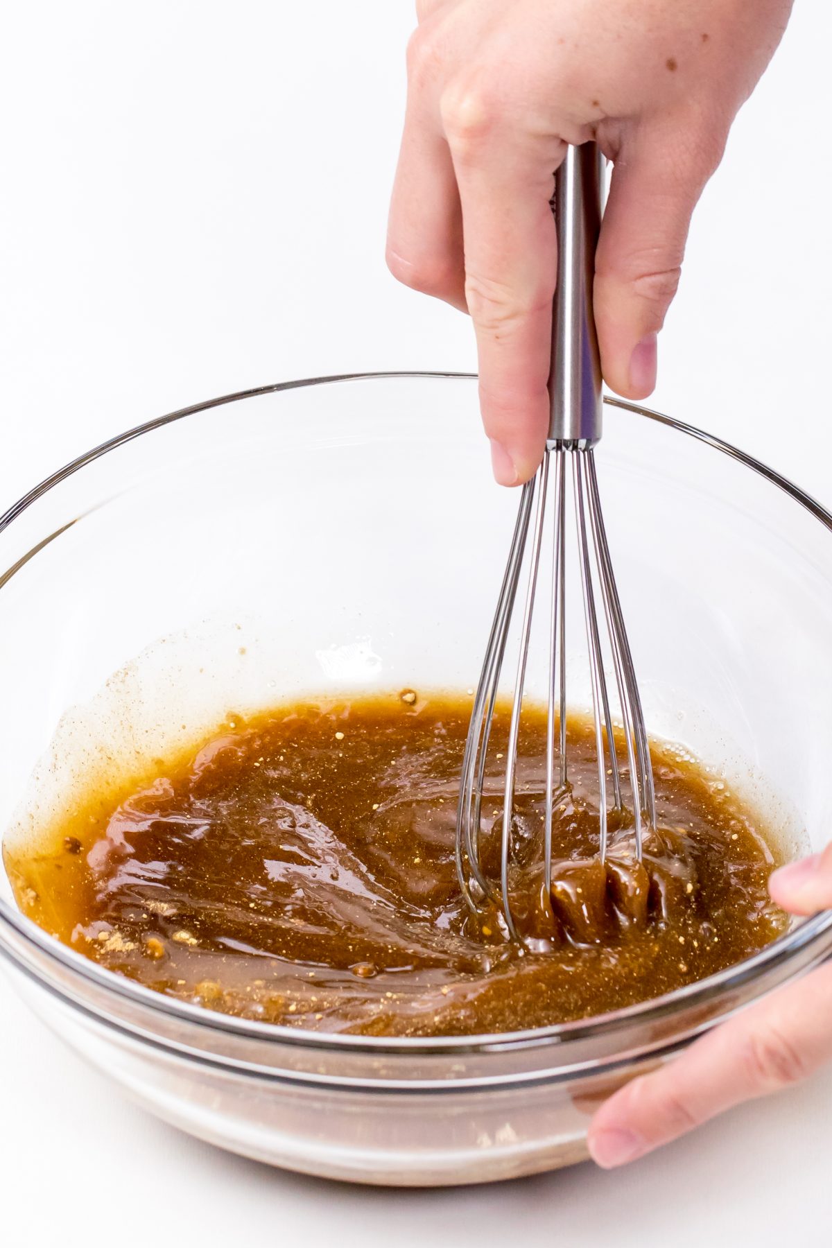 Whisk sauce mixture together
