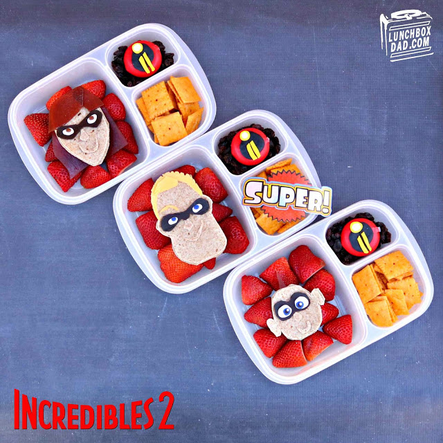 Incredibles 2 bento boxes