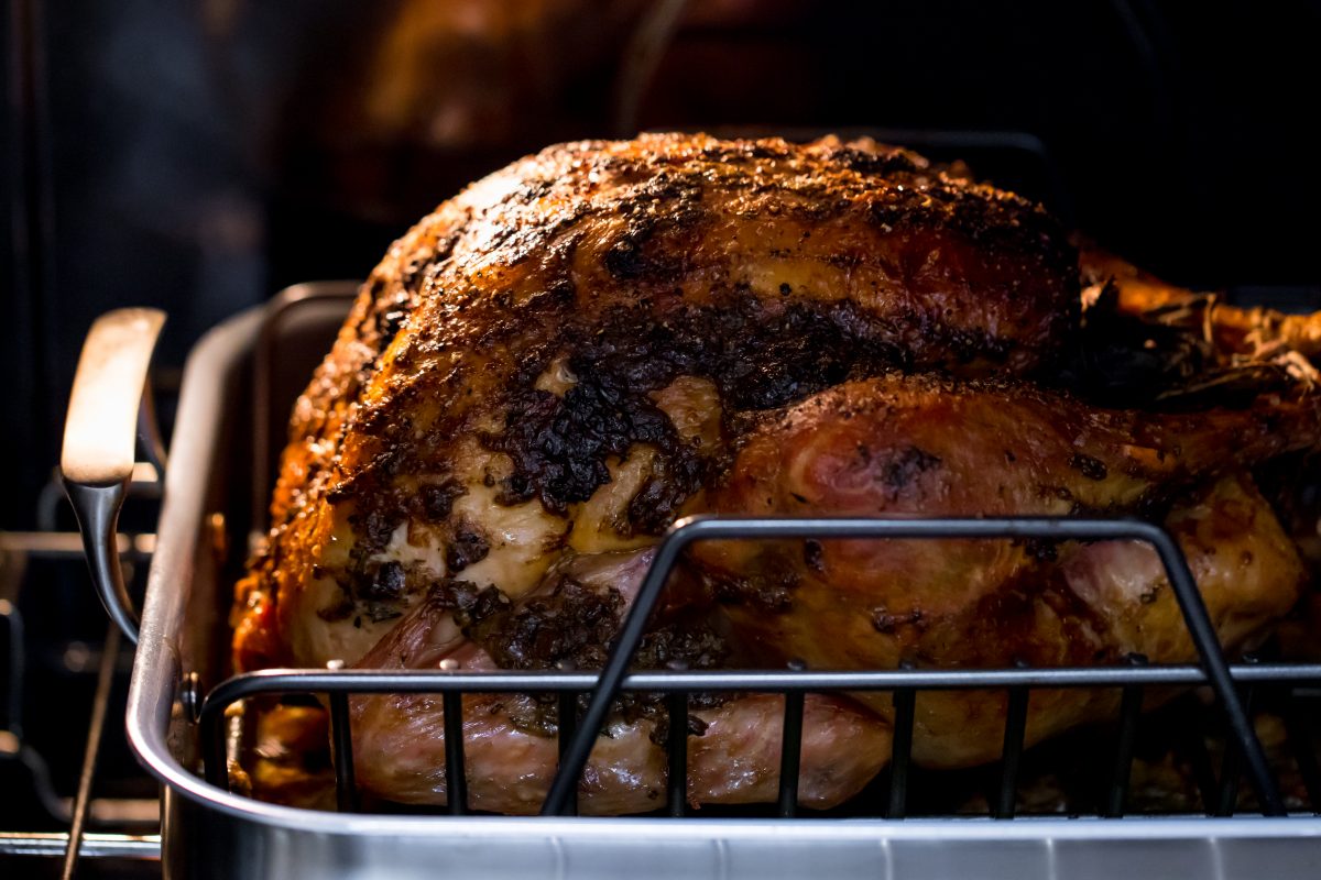 Roast the turkey