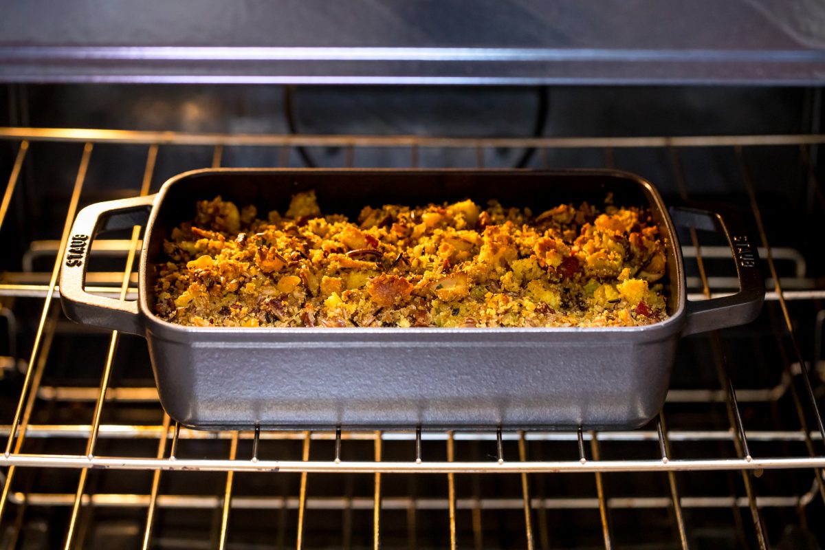 Bake the stuffing width=