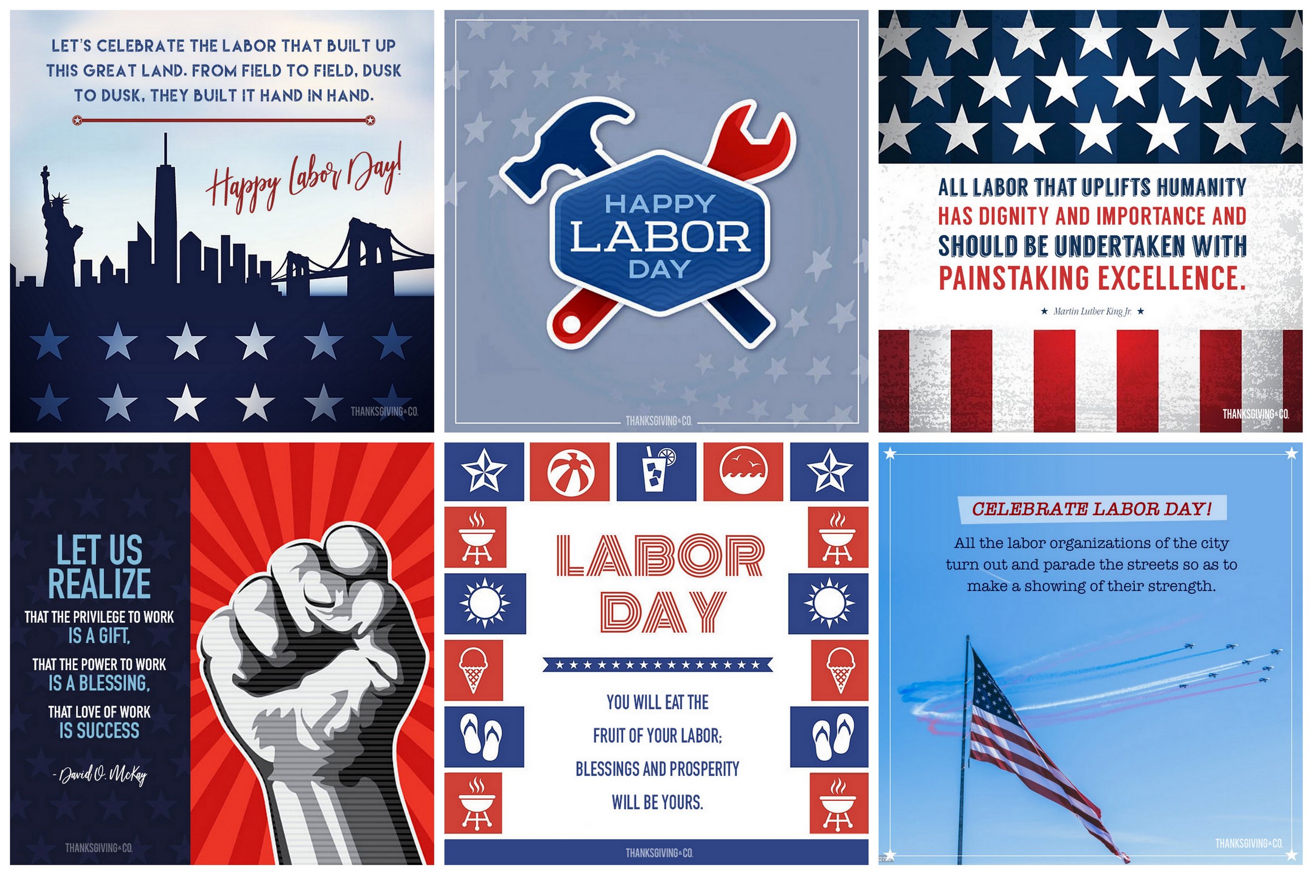 Labor Day blessings and greetings