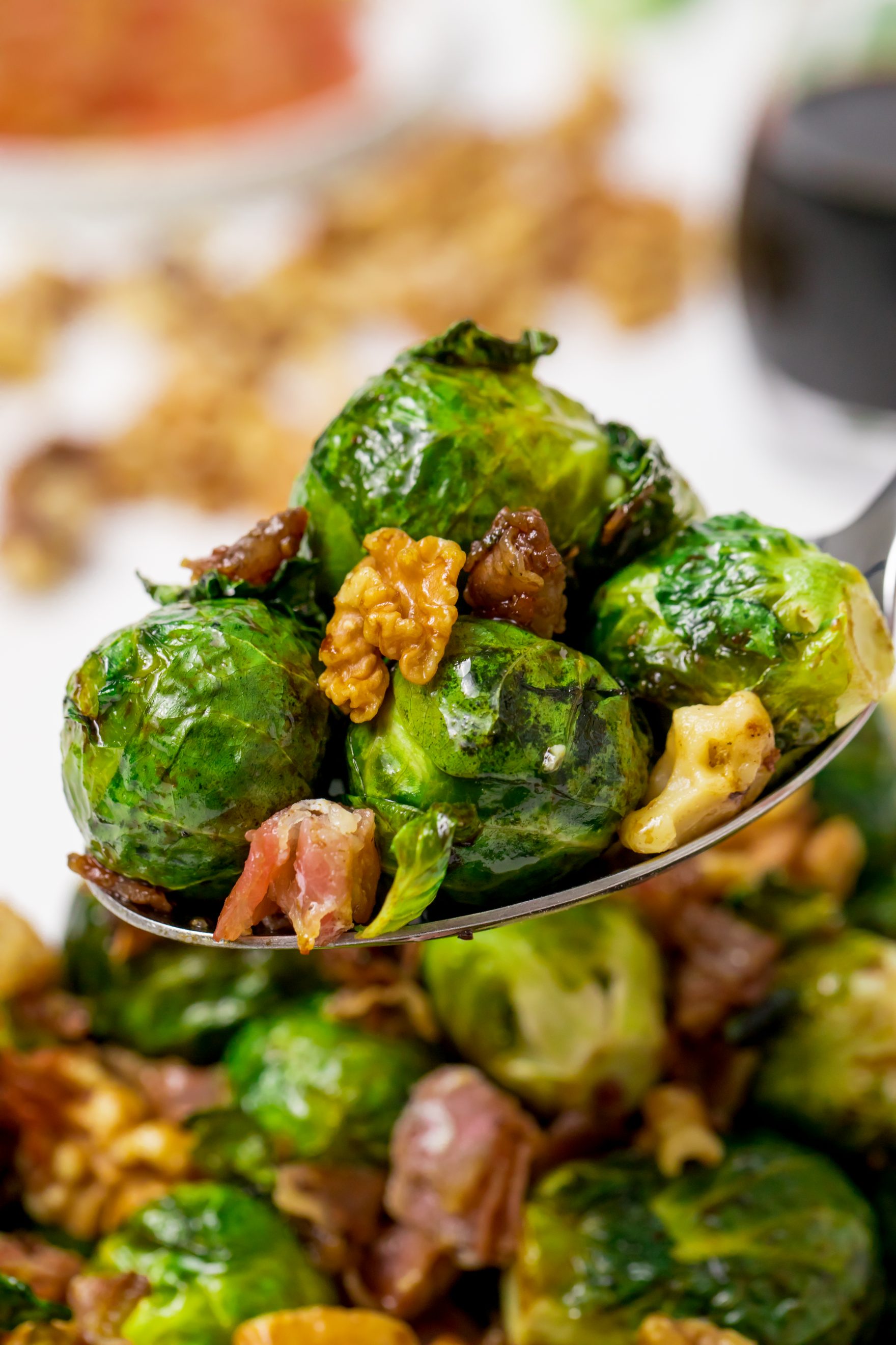 These copycat Ina Garten balsamic glazed Brussels sprouts will win over